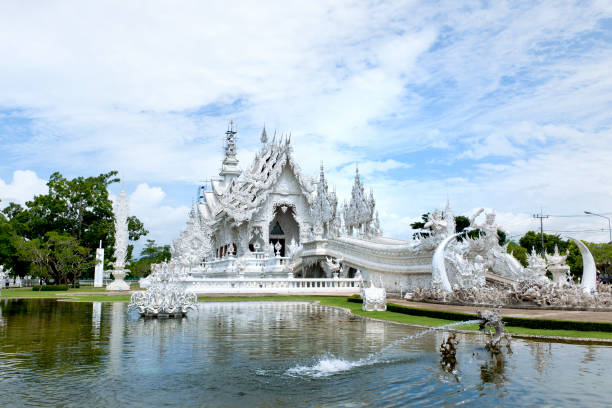 Wat Rong Khun Buddhist and Hindu temple in Chiang Rai Thailand