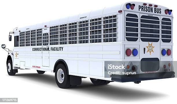Prison Bus Stock Photo - Download Image Now - Prison, Bus, Transportation