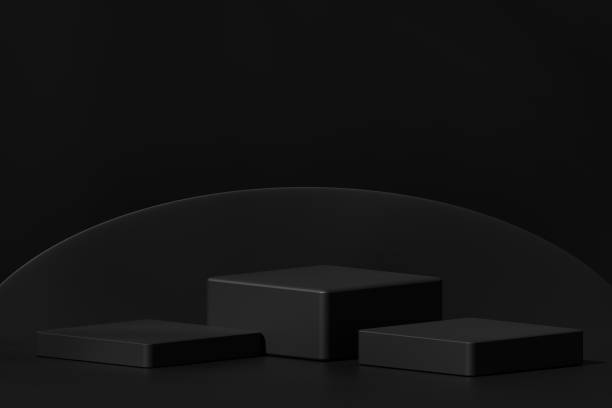 istock Scene with a podium for product presentation, 3d rendering 1713697173