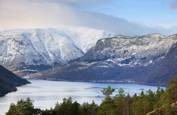 istock Alpine winter landscape near Sogndalsfjora 1713700801