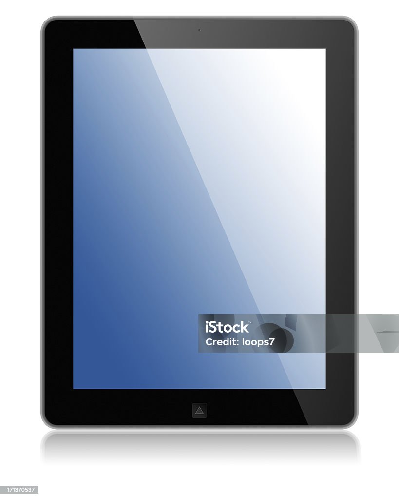 Tablet computador com Traçado de Recorte para a tela - Royalty-free Tablet digital Foto de stock