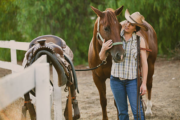 istock Woman With Her Beloved Horse on a Ranch 171370980