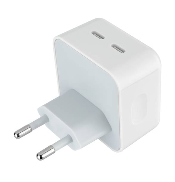 istock power adapter for the phone, on a white background in insulation 1713711614