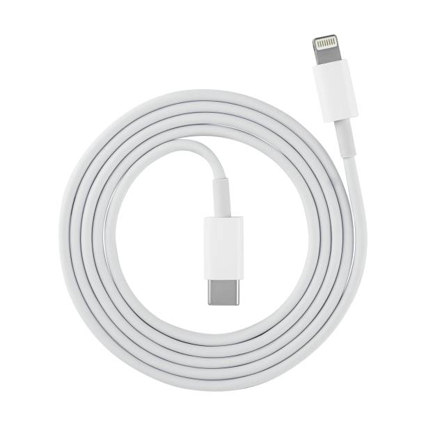 istock cable with Type-C connector, insulated on white background 1713711639