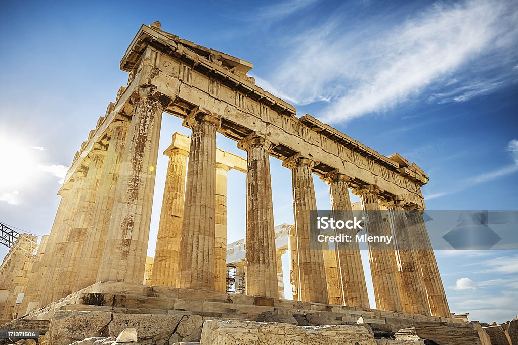 Acrópole, Atenas, Grécia Partenão - Royalty-free Atenas - Grécia Foto de stock