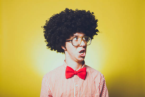 istock Large Affro Confused Nerd Student Portrait 171371509