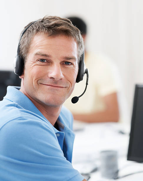 istock The friendly face behind a helpful voice 171372540