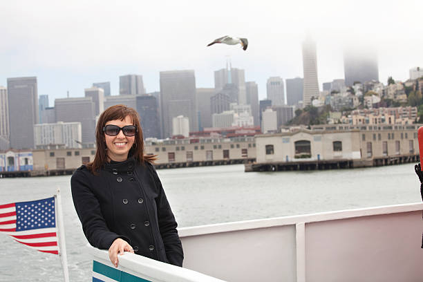 istock Tourist On Boat With San Francisco skyline in background. 171372642