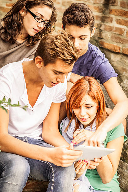 istock Teenage Friends with a Digital Tablet 171373532