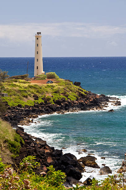 istock A beautiful lighthouse by the sea in Hawaii 171373832