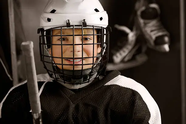 Photo of Youth Hockey Player Ready to Play