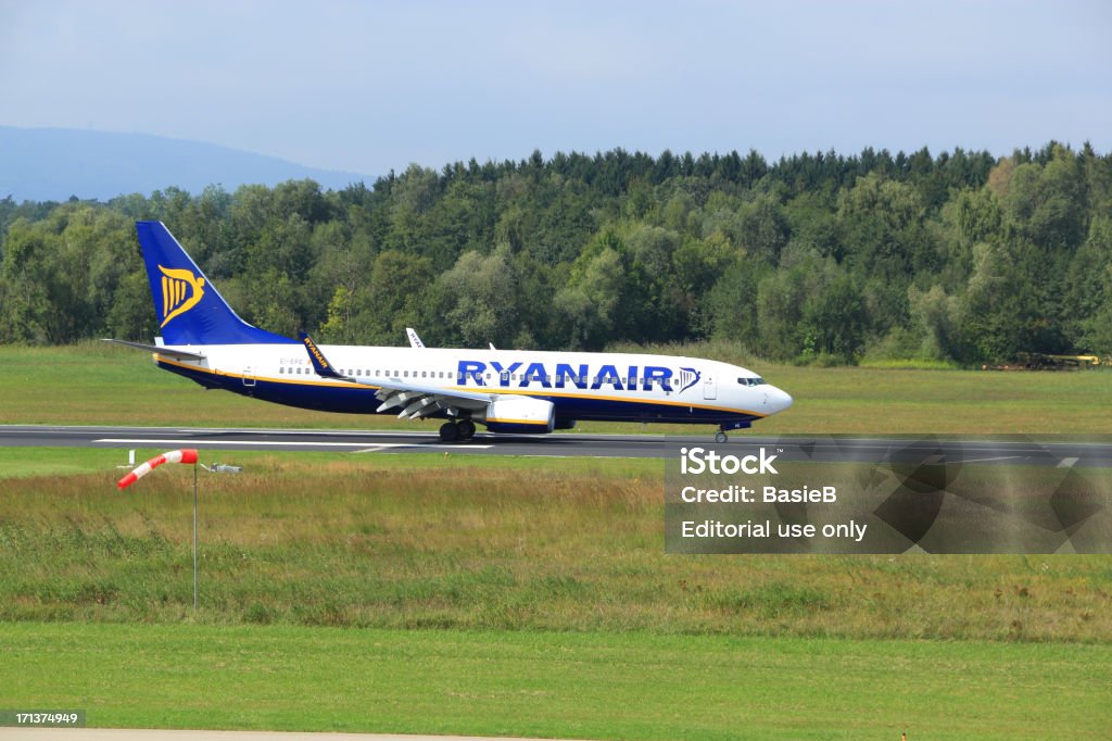 Ryanair Boeing 737-800 - Lizenzfrei Abheben - Aktivität Stock-Foto