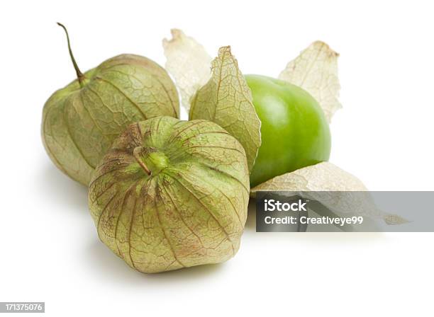 Tomatillos Stock Photo - Download Image Now - Tomatillo, Salsa Sauce, Cut Out