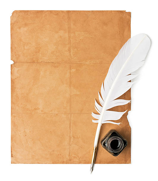 istock Quill pen and blank paper 171375592