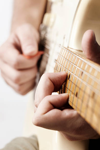 istock Chord on an electric guitar 171375833
