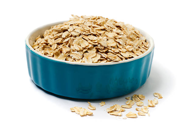 istock A bowl full of oatmeal flakes. 171375911