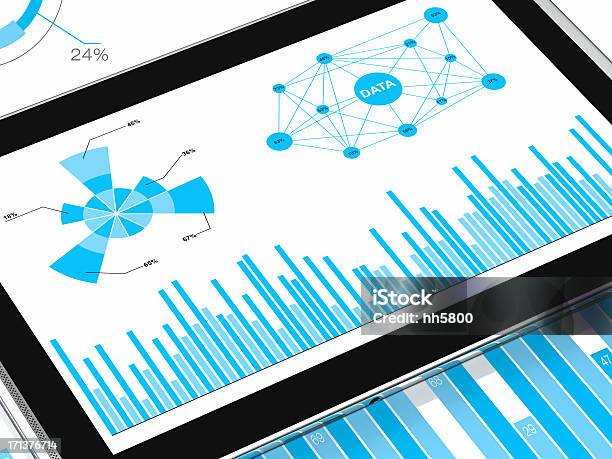 Markt Analysieren Daten Stockfoto und mehr Bilder von Digitales Marketing - Digitales Marketing, Webdesign, Bericht