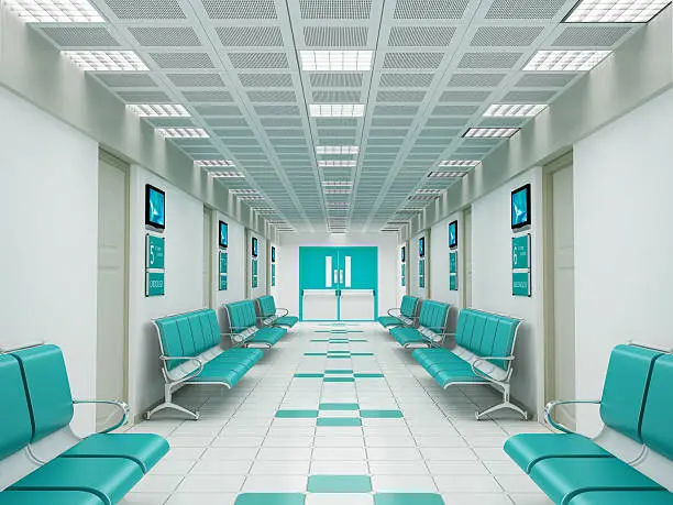 Photo of Clinic corridor in a hospital