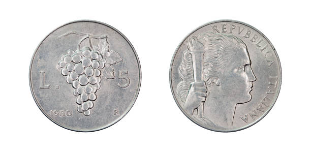istock Five-Lire-Coin, Italy, 1950 171376920