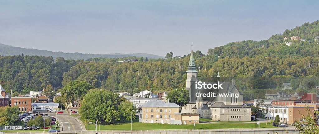 Cidade do Quebeque Malbaie, - Royalty-free Canadá Foto de stock