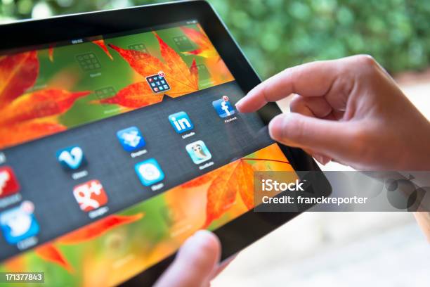 삼각대를 휴머니즘 손가락 가리키기 Ipad 3에서 화면 - Dropboxのストックフォトや画像を多数ご用意 - Dropbox, IP電話, LinkedIn