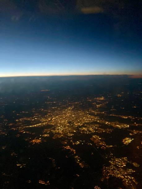 istock City at night / view from plane 1713785694