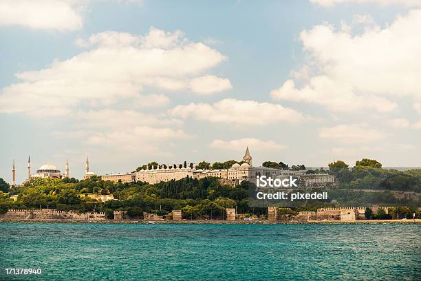 Topkapi Palace And Aya Sophia Mosque Stock Photo - Download Image Now - Topkapi Palace, Palace, Blue