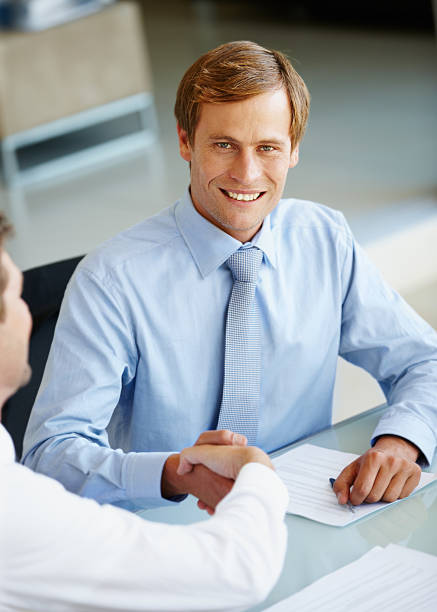 istock He's secured an important deal 171380260
