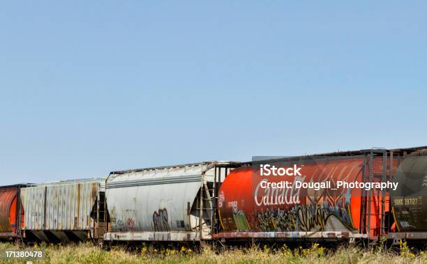 Fiore Hopper Auto Con Graffiti - Fotografie stock e altre immagini di Acqua - Acqua, Affari, Canadian National Railway