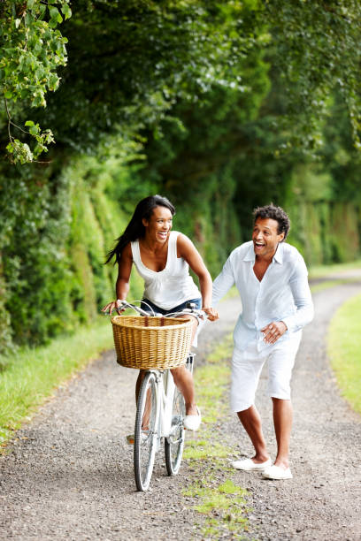 istock Cheerful young couple enjoying their vacation 171380640