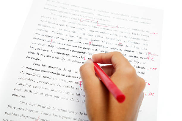 Proofreading services, Spanish text Proofreading concept. Text is in Spanish (text written by myself) TEXT WRITTEN BY MYSELFSimilar (with text in English): proof reading documents stock pictures, royalty-free photos & images
