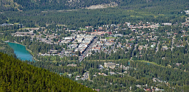 istock Banff Town  and the Bow River 171380935