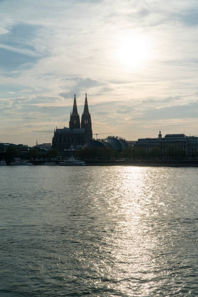 istock Evening view of Cologne Cathedral and Rhine river 1713811161