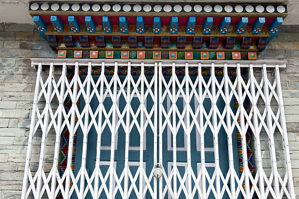 istock Protected Door to Rabdentse Monastery in India 171381264
