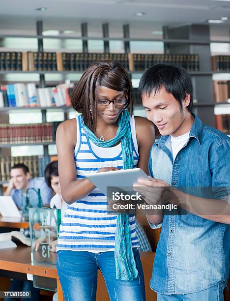 Student Stock Photo - Download Image Now - Community, Library, Technology