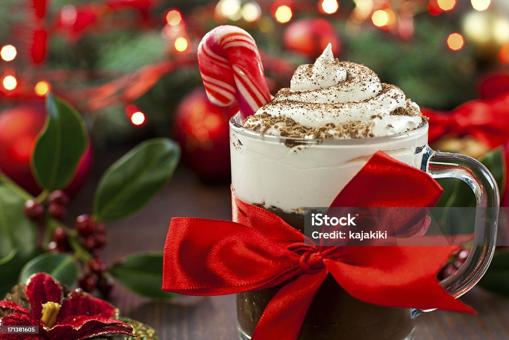 Natale Cioccolata calda - Foto stock royalty-free di Cioccolata calda