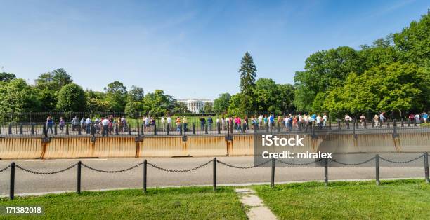 Vista Sud Della Casa Bianca A Washington Dc Stati Uniti - Fotografie stock e altre immagini di Albero