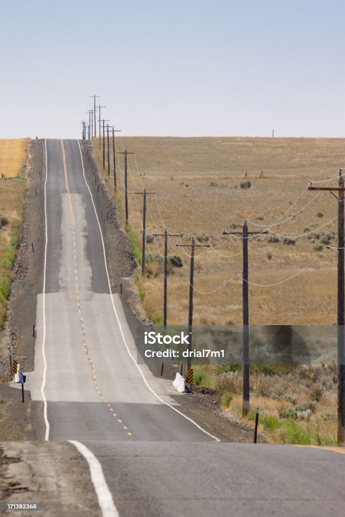 Leere Land Road - Lizenzfrei Agrarbetrieb Stock-Foto