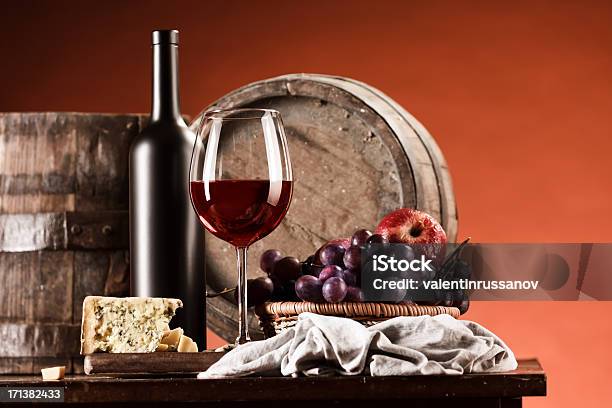 Red Wine Composition Stock Photo - Download Image Now - Cheese, Wine Tasting, Alcohol - Drink
