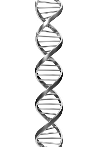 DNA with biological concept, 3d rendering. 3D illustration.