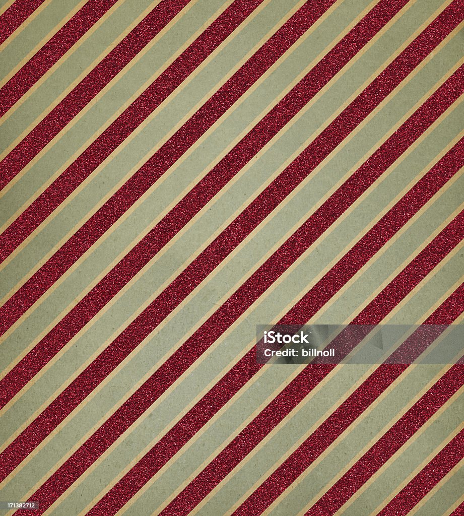 Papel vermelho retrô com listras com glitter - Foto de stock de Natal royalty-free
