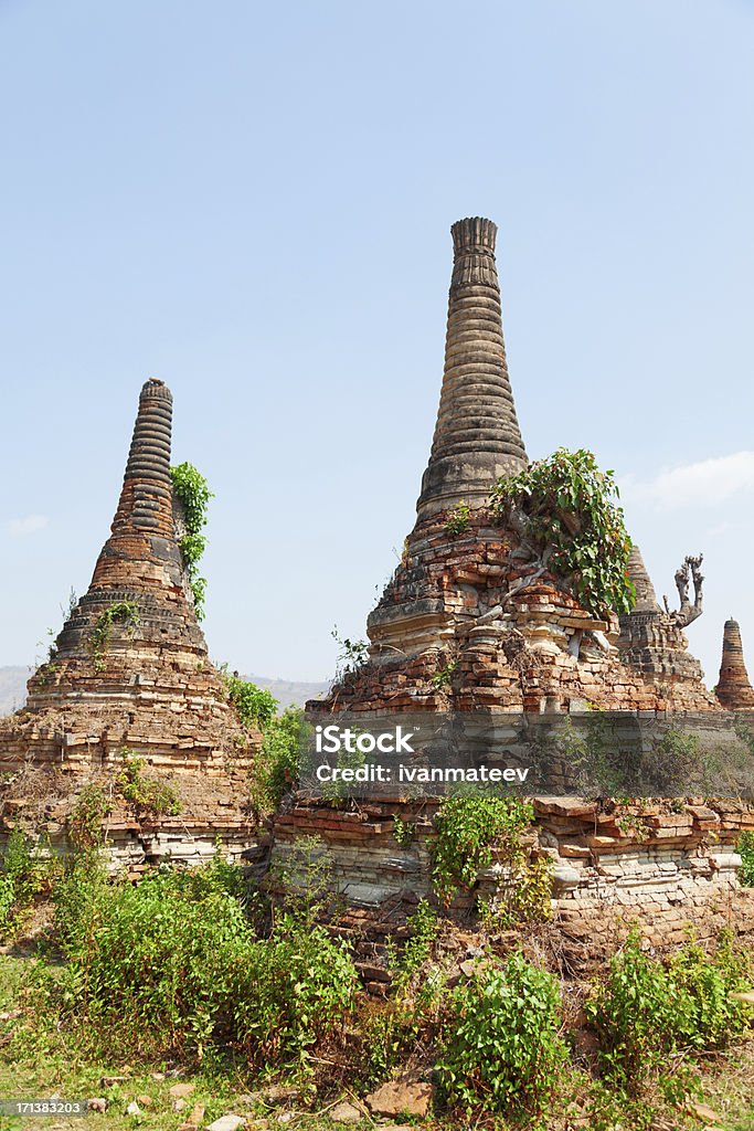 Sagar Lake See Inle, Myanmar - Lizenzfrei Antike Kultur Stock-Foto