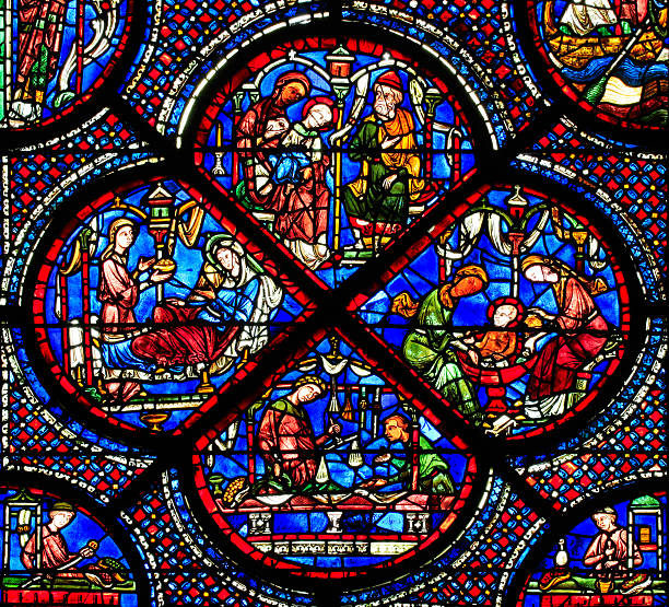istock Part one of window Saint-Nicholas, Cathedral Notre Dame de Chartres 171383564