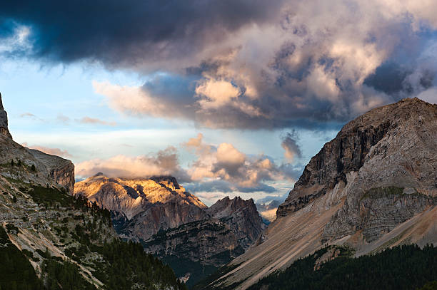 istock Fanes Natural Park at sunset 171383791