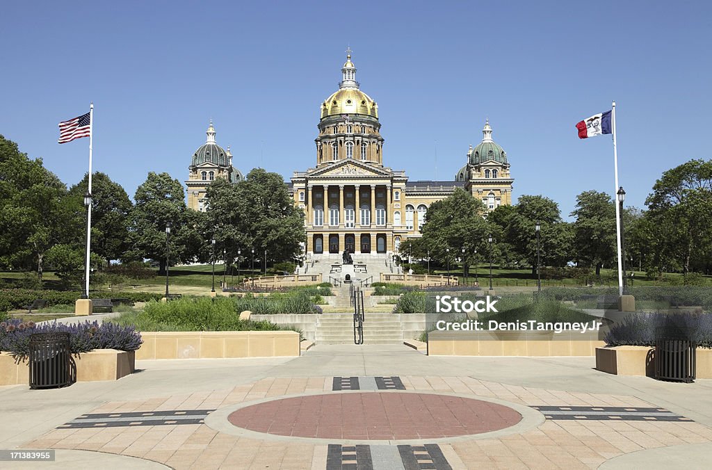 Iowa State Capitol - Foto stock royalty-free di Iowa State Capitol