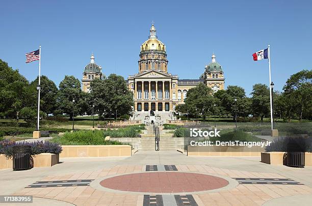 Iowa State Capitol - Fotografie stock e altre immagini di Iowa State Capitol - Iowa State Capitol, Des Moines, Sede dell'assemblea legislativa di stato