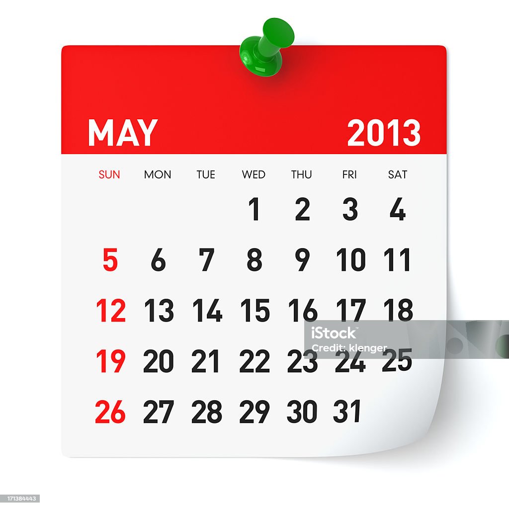 Maj 2013 – Kalendarz - Zbiór zdjęć royalty-free (2013)