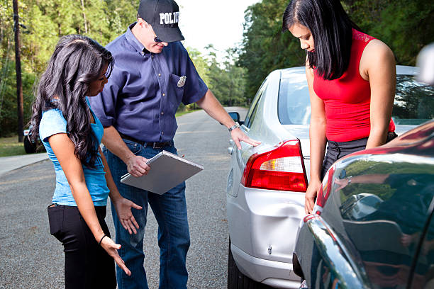 istock Police investigating vehicle accident. 171384983