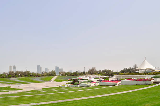 istock Mamzar Park Amphitheater And Dubai Skyline 171385148