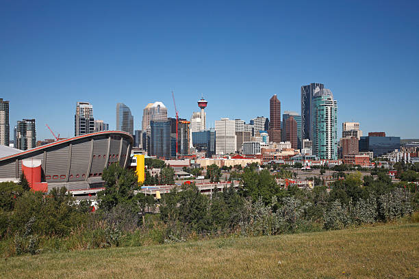 istock Calgary Alberta Skyline With Saddledome And Everything Else Important 171385893